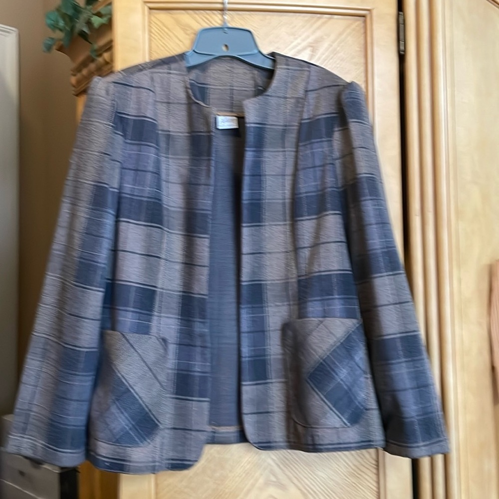 Vintage pykettes wool blend blazer jacket size medium